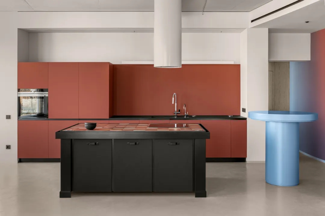 現代簡約風格家裝設計室內裝修效果圖-廚房