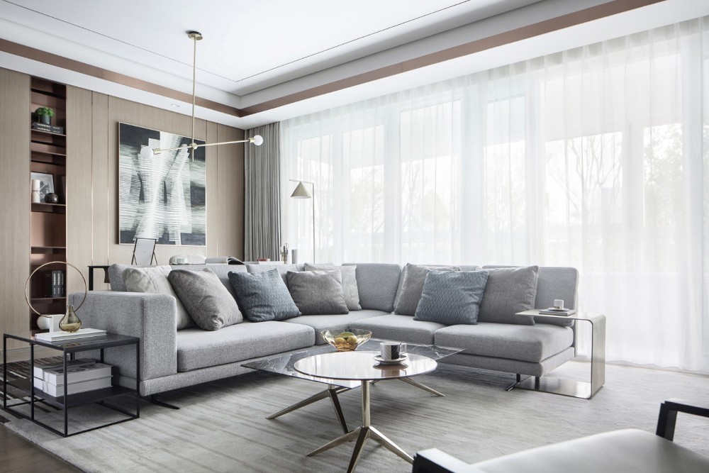 現代輕奢風格室內設計家裝案例-客廳沙發