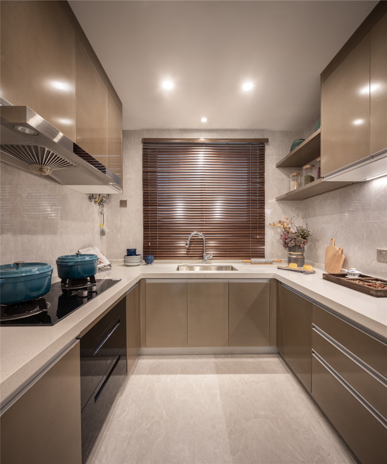 新中式風格別墅高端裝修設計-廚房