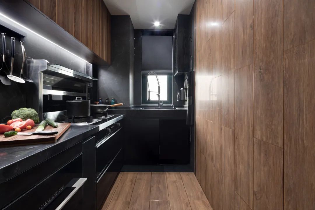 現代復古混搭風格室內設計家裝案例-廚房