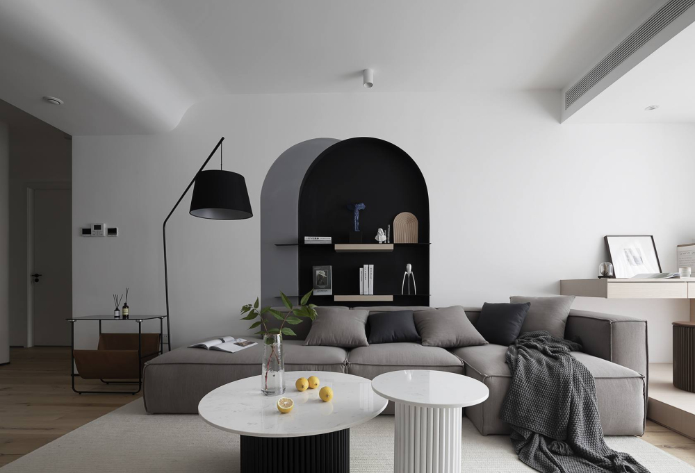 現代簡約風格室內家裝案例效果圖-客廳沙發