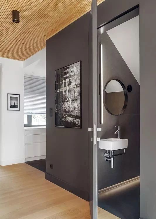 極簡原木風格室內設計家裝案例-衛生間