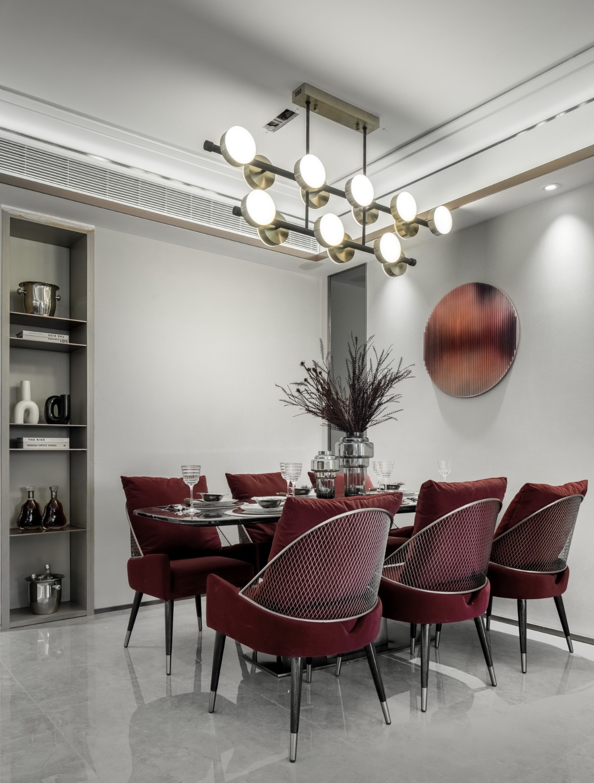 現代新中式風格室內設計家裝案例-餐廳