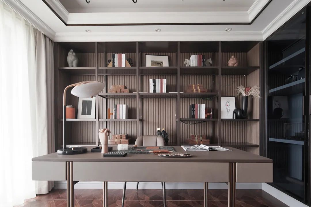時尚輕奢風格室內設計家裝案例-書房