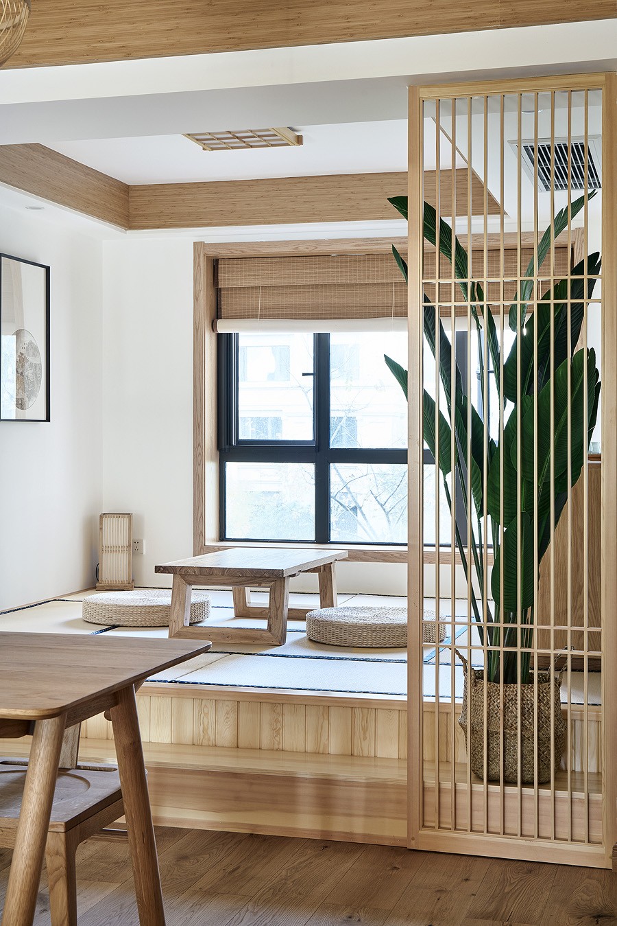 日式原木風格家裝設計室內裝修效果圖-榻榻米
