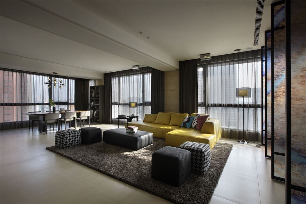 湛江市年豐豪庭現代簡約風格四居室裝修案例