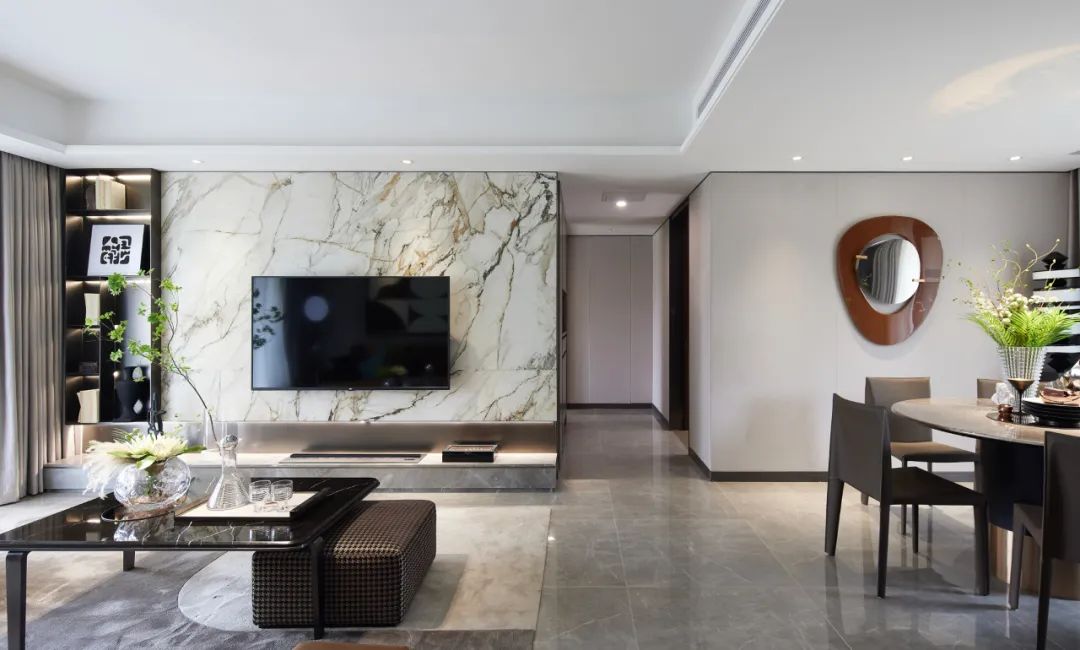 現代輕奢風格室內設計家裝案例-走廊