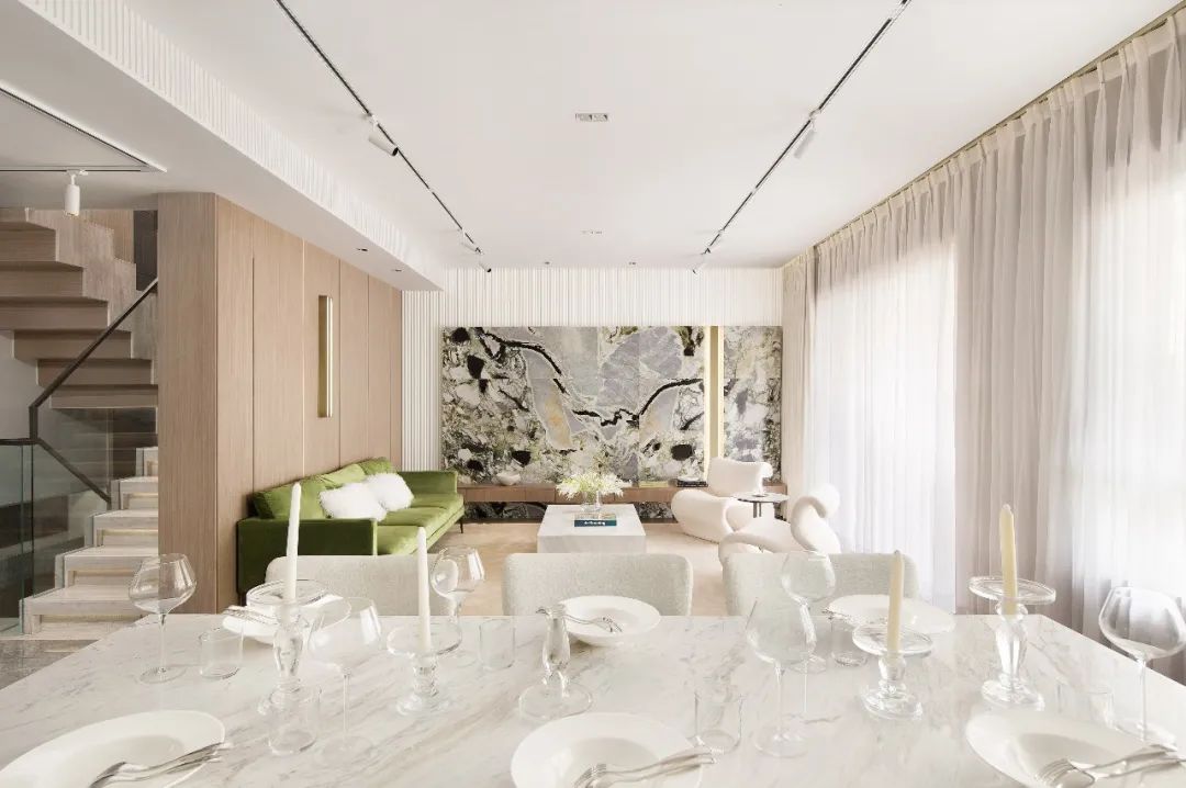 現代簡約風格別墅室內設計家裝案例-會客廳