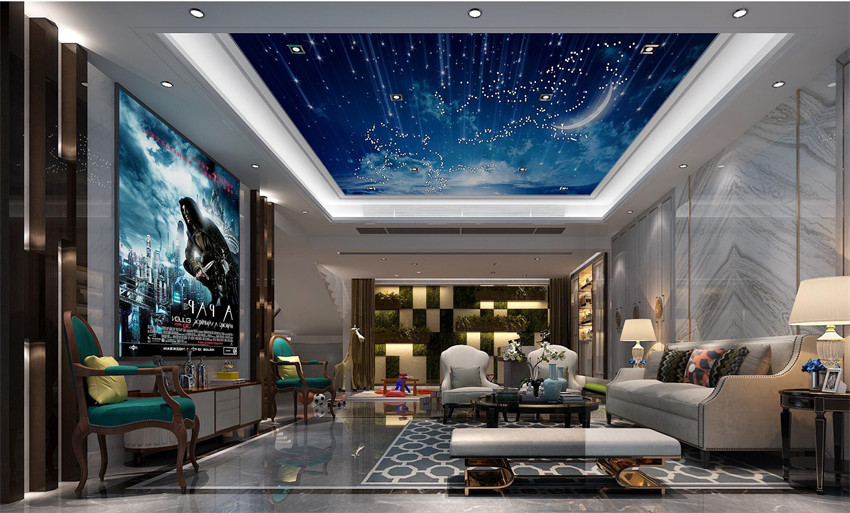 廣州301平米以上輕奢風格保利高爾夫郡室內設計效果圖