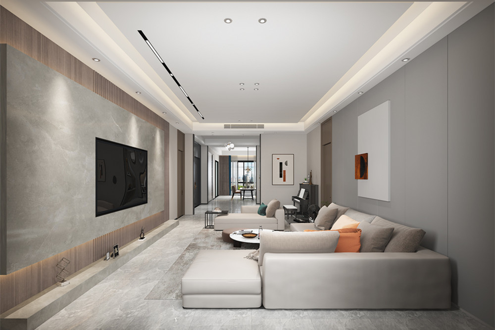 中山201-300平米現代簡約風格雅居樂梵登室內裝修設計案例