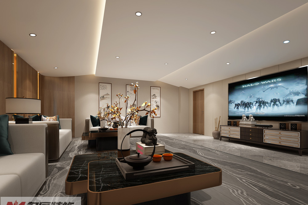 桂林301平米以上新中式風格家裝設計效果圖