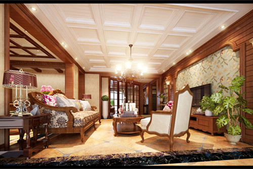 梧州301平米以上美式風格碧桂園室內裝修設計案例