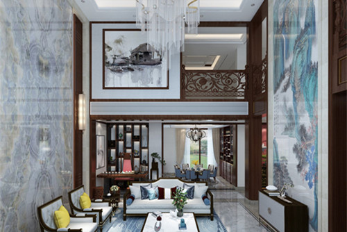 茂名201-300平米新中式風格室內裝修設計案例