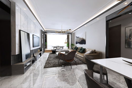 汕尾101-200平米現代簡約風格正升華府室內設計效果圖