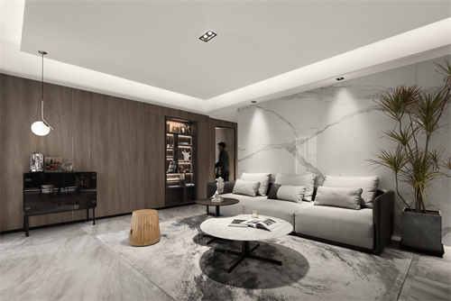 廣州市雅寶新城現代簡約風格三居室裝修案例