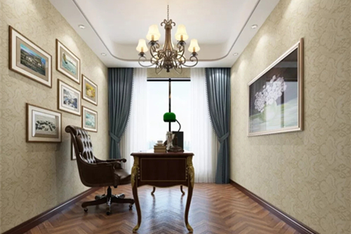 珠海101-200平米美式風格華發蔚藍堡室內設計效果圖